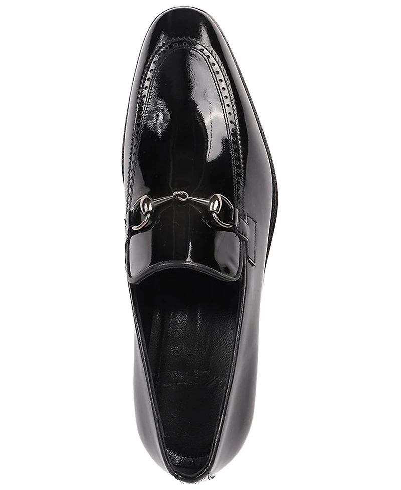 Vellapais Men's Edroy Horsebit Buckle Slip-On Dress Loafers