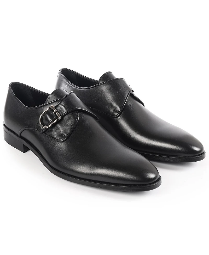 Vellapais Men's Belltown Single Monk Dress Shoes