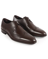 Vellapais Men's Wingtip Lace-Up Dress Shoes
