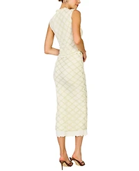 Line & Dot Women's Norelle Midi Pencil Skirt
