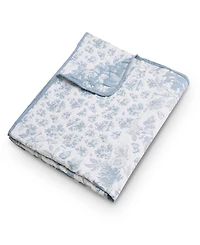 Greenland Home Fashions Patchwork Toile Reversible Matelasse Throw, 50" x 60"