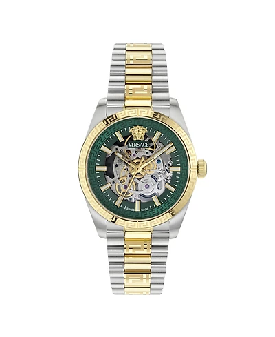 Versace Men's Millenyium Limited Edition Automatic Two Tone Bracelet Watch, 40mm