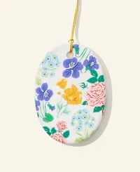 Macy's Flower Show Ceramic Ornament, Macy's Exclusive