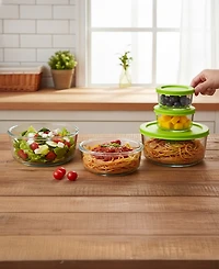Sedona Kitchen 10-Pc. Glass Food Storage Set