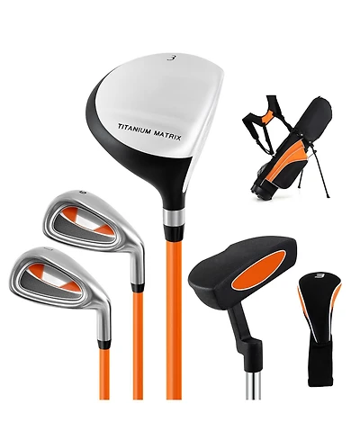 Mecale Junior Complete Golf Club Set for Kids Ages 8-10