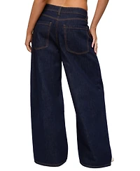 Edikted Women's Juanita Low Rise Baggy Jeans