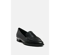 Anna Suede Leather Loafers Women