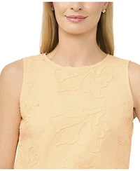 CeCe Women's Boxy Sleeveless Textured Top
