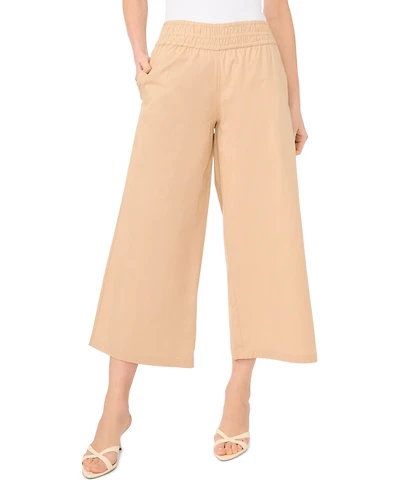 CeCe Women's Smock Waist Pull-On Pants