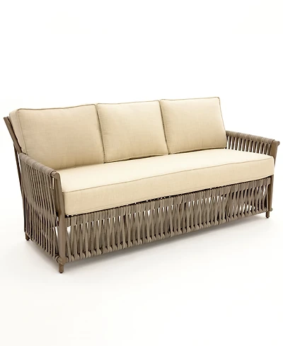 Agio Vera 77" Aluminum Outdoor Sofa, Created for Macy's