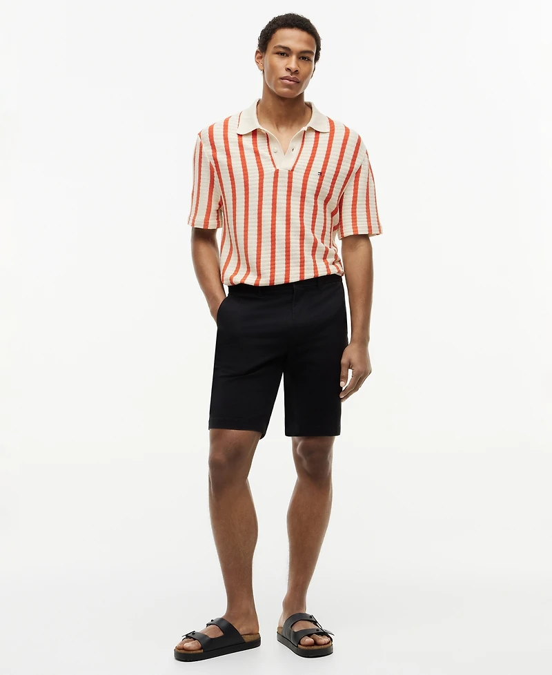 Tommy Hilfiger Men's Striped Regular-Fit Polo Shirt