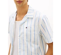 Tommy Hilfiger Men's Stripe Open Structure Shirt