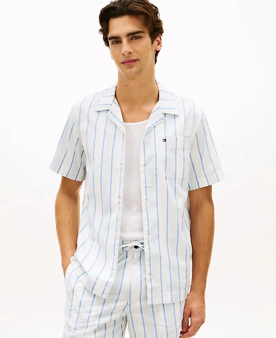 Tommy Hilfiger Men's Stripe Open Structure Shirt