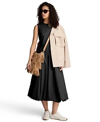 Kenneth Cole Women's Bubble Hem Midi Dress