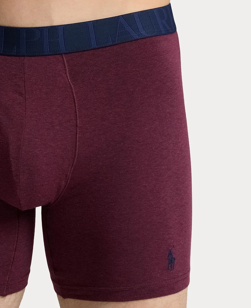Polo Ralph Lauren Men's Classic Stretch Boxer Briefs, 3-Pack