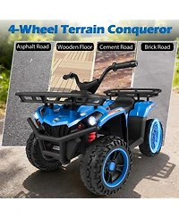 Mecale 24V Electric Ride On Quad with Led Headlights