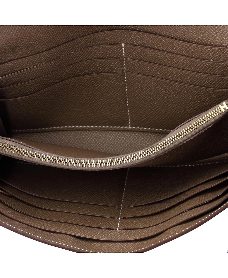 Pre-Owned HERMES Long Kelly Wallet Epsom