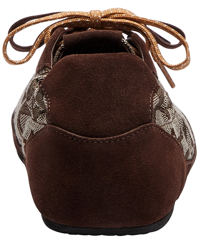 Coach Men's Signature Jacquard Lace-Up Sneakers