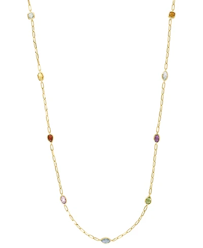 Effy Collection Multi-Gemstone (2-5/8 ct. t.w.) Necklace in 14k Yellow Gold