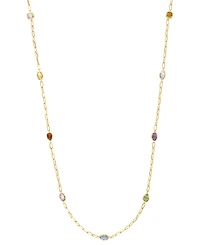 Effy Collection Multi-Gemstone (2-5/8 ct. t.w.) Necklace in 14k Yellow Gold