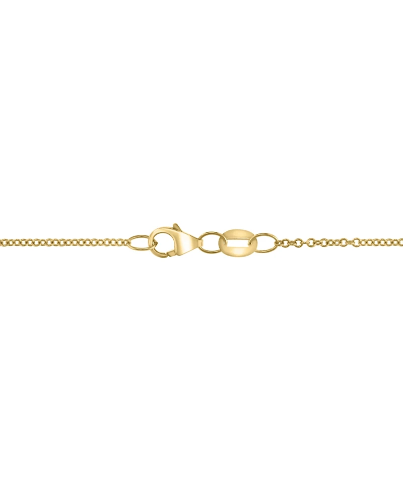 Effy Collection Multi-Gemstone (3-5/8 ct. t.w.) and Diamond (1/10 ct. t.w.) Pendant Necklace in 14k Yellow Gold