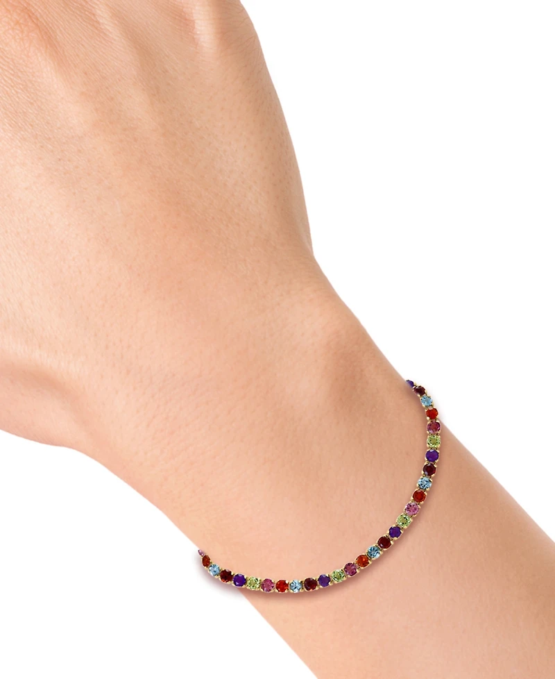 Effy Collection Multi-Gemstone (5-1/20 ct. t.w.) Bracelet in 14k Yellow Gold