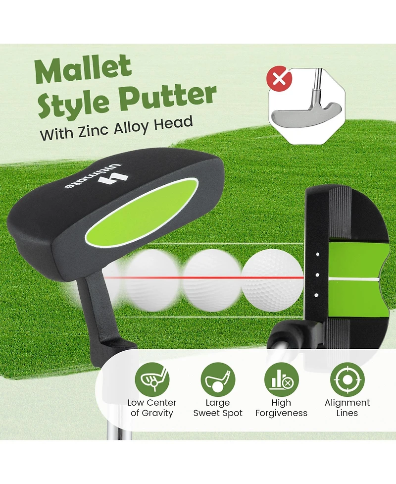 Mecale Junior Mallet Putter for Kids Ages 8-10