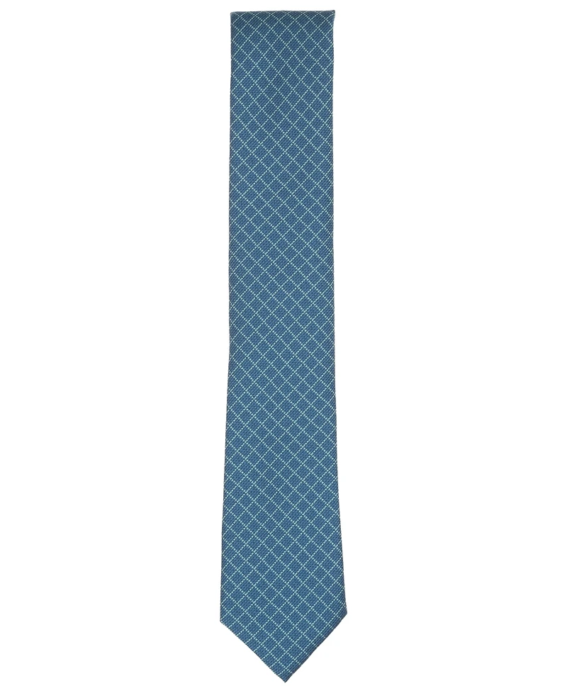 Alfani Men's Wellington Geometric Pattern Tie, Macy's Exclusive
