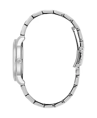 Olivia Burton Women's Colourwave Silver Tone Stainless Steel Bracelet Watch, 36mm