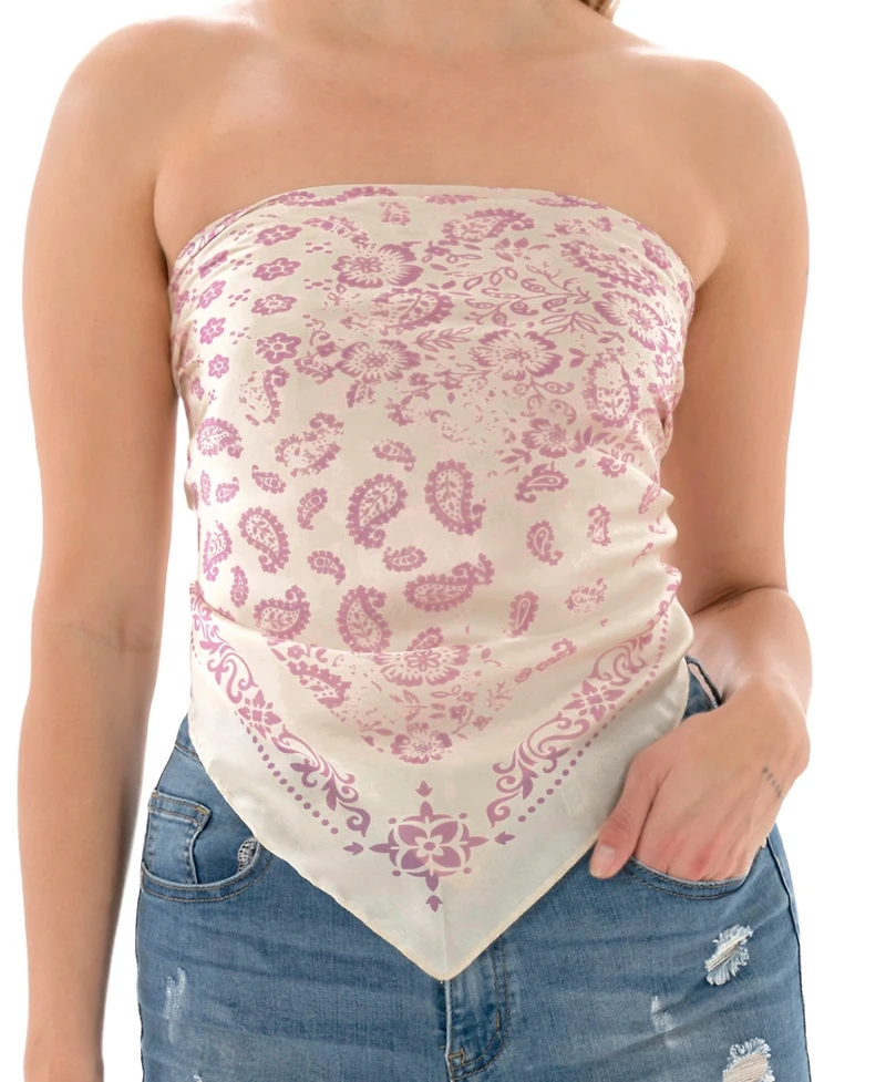 Marcus Adler Satin Multi Functional Square Scarf