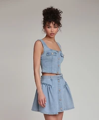 Avec Les Filles Women's Scoop Neck Top