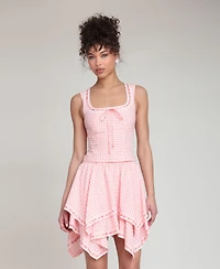 Avec Les Filles Women's Square Neck Dress