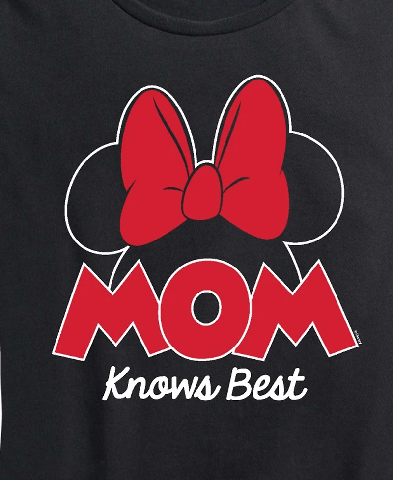 Hybrid Apparel Plus Disney Mom Knows Best Minnie Short-Sleeve Graphic T-Shirt