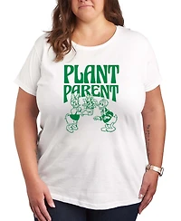 Hybrid Apparel Plus Disney Plant Parent Short-Sleeve Graphic T-Shirt