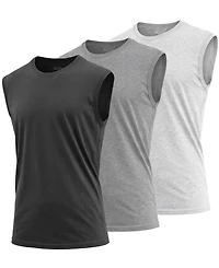 Blu Rock Men's -Pack Slim-Fit Sleeveless Muscle T-Shirt