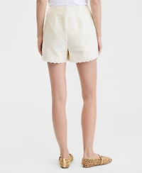 On 34th Women's Cotton Eyelet Shorts, Macy's Exclusive