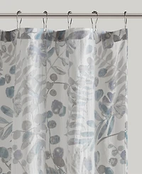 Madison Park Bonnie Printed Seersucker Shower Curtain, 72" x 72"