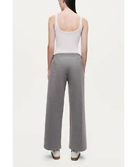 Nocturne Women's Relaxed Wide-Leg Track Pants