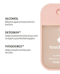 Touchland Glow Mist Rosewater Hand Sanitizer, 1 oz.