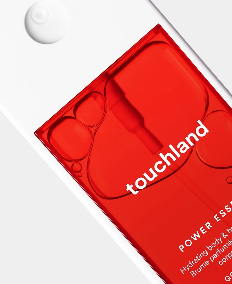 Touchland Power Essence Golden Amber Body and Hair Fragrance Mist, 2 oz.