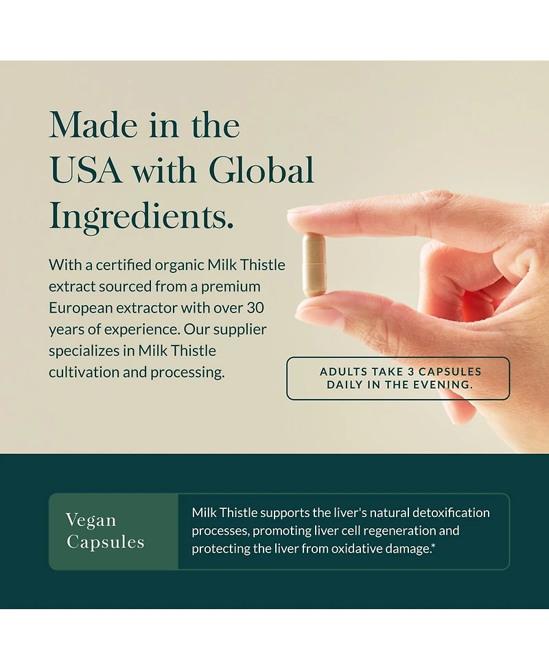 Gaia Herbs Milk Thistle Seed - Liver Supplement & Cleanse Support for Maintaining Healthy Liver Function - With Milk Thistle Seed Extract