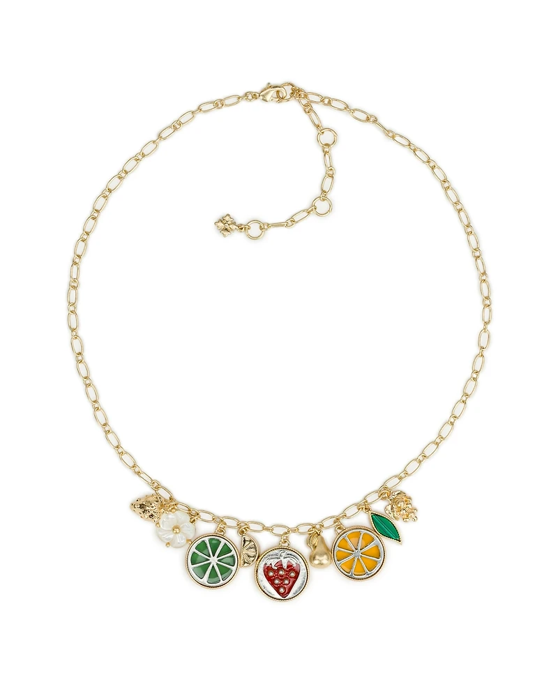 Patrica Nash Gold-Tone Plated Single Charm Necklace