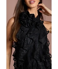 Coast Women's Lace Frill Mini Dress