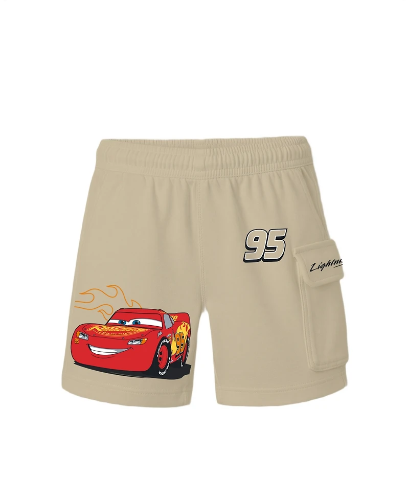 Cars Boys' 2T-7 Graphic Print Shorts, 2-Pack