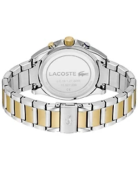 Lacoste Men's Mainsail Two Tone Stainless Steel Bracelet Watch, 43mm