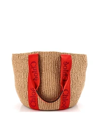 Pre-Owned Chloe Large x Mifuko Woody Tote Raffia