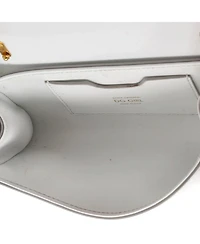 Pre-Owned Dolce & Gabbana Small Dg Girls Flap Bag Embellished Leather