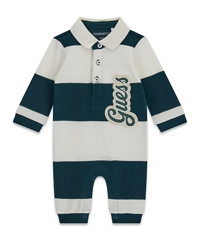 Guess Baby Boys' Interlock Polo Coverall