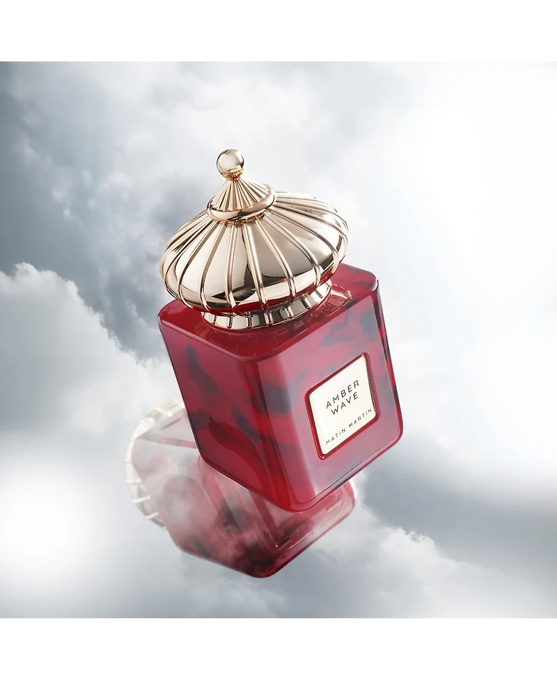 Matin Martin Amber Wave - Amber Woody Fragrance For Women and Men - Perfume for Men with Leather Notes - Arabian Perfume for Women - Unisex