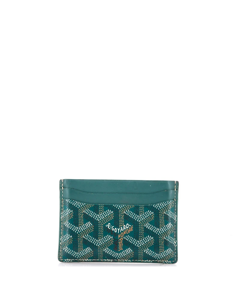 Pre-Owned Goyard Saint Sulpice Card Holder Coated Canvas